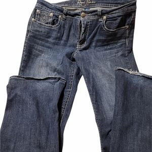 Royal Premium womens boot cut jeans size 12